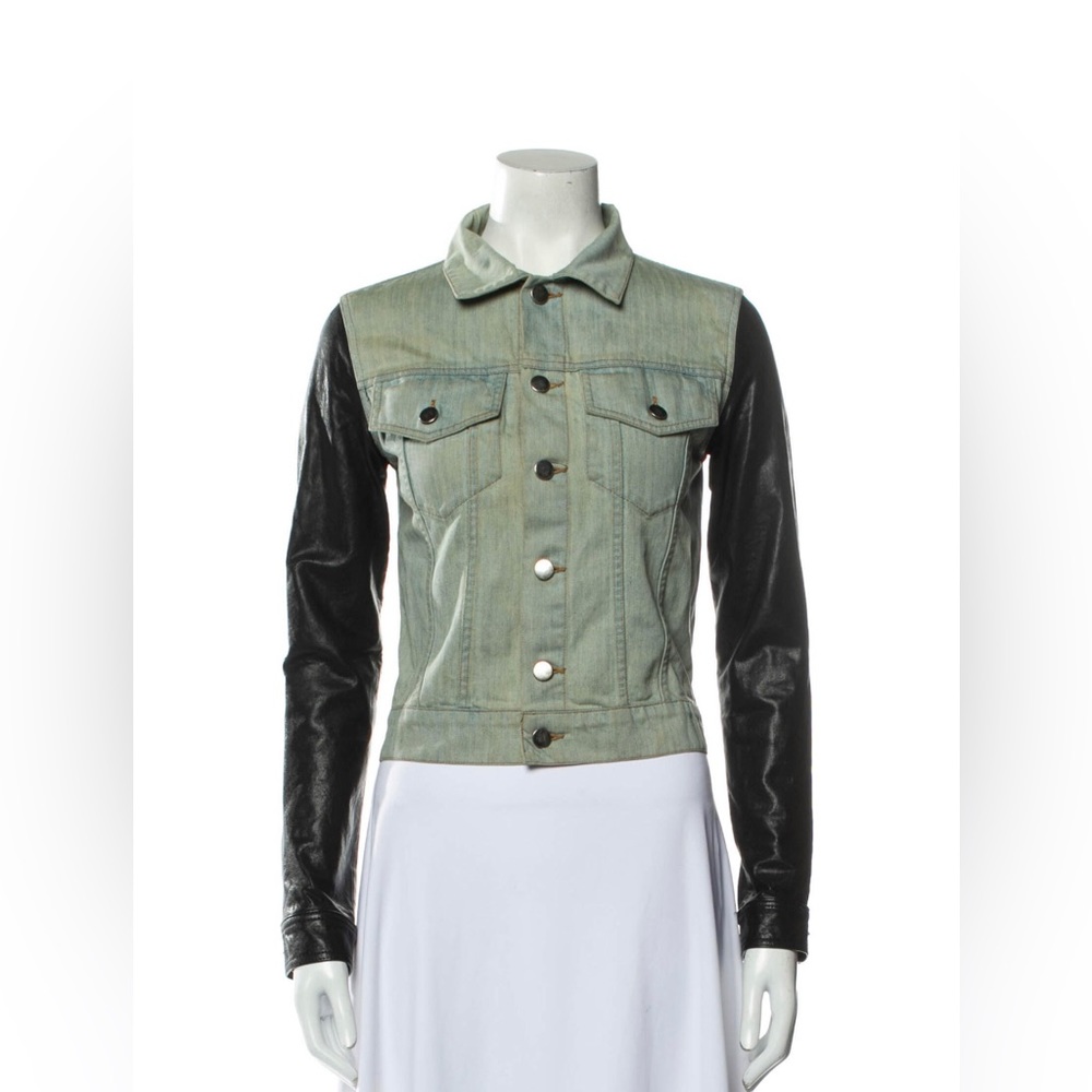 🌟SOLD🌟Alexander Wang denim leather jacket